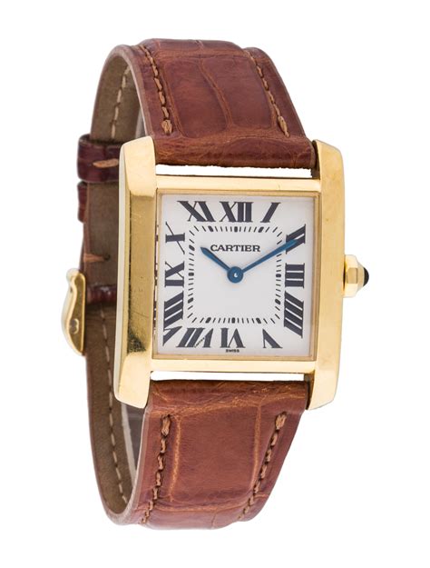 cartier tank francaise watch band|cartier military tank watch.